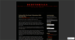 Desktop Screenshot of deditorialmagazine.wordpress.com