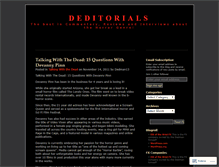 Tablet Screenshot of deditorialmagazine.wordpress.com