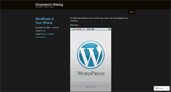 Desktop Screenshot of dhydrated.wordpress.com