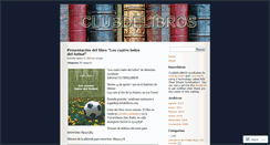 Desktop Screenshot of clubdelibroscr.wordpress.com