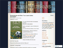 Tablet Screenshot of clubdelibroscr.wordpress.com