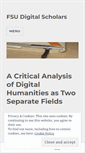 Mobile Screenshot of digitalscholars.wordpress.com