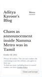 Mobile Screenshot of kavoor.wordpress.com