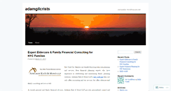 Desktop Screenshot of adamgilcrists.wordpress.com