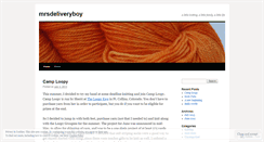Desktop Screenshot of mrsdeliveryboy.wordpress.com