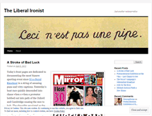 Tablet Screenshot of liberalirionist.wordpress.com