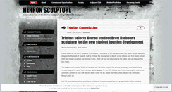 Desktop Screenshot of herronsculpture.wordpress.com