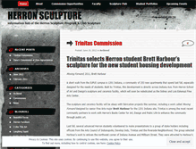 Tablet Screenshot of herronsculpture.wordpress.com