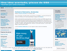 Tablet Screenshot of piezasdeusa.wordpress.com