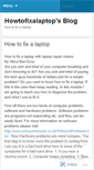 Mobile Screenshot of howtofixalaptop.wordpress.com