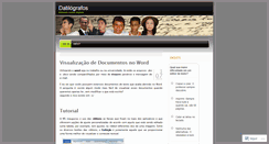 Desktop Screenshot of datilografos.wordpress.com