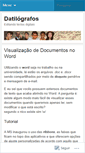 Mobile Screenshot of datilografos.wordpress.com