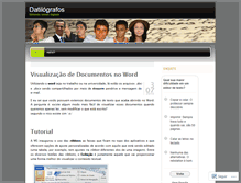 Tablet Screenshot of datilografos.wordpress.com