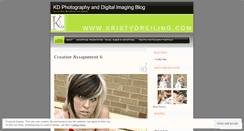 Desktop Screenshot of kristydreiling.wordpress.com