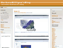 Tablet Screenshot of barbaramilligansblog.wordpress.com