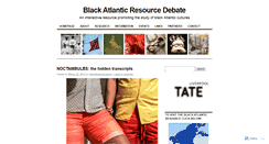 Desktop Screenshot of blackatlanticresource.wordpress.com