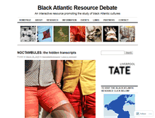 Tablet Screenshot of blackatlanticresource.wordpress.com