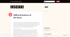 Desktop Screenshot of insojaki.wordpress.com