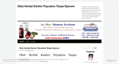 Desktop Screenshot of obatherbalkankerpayudaratanpaoperasiel.wordpress.com