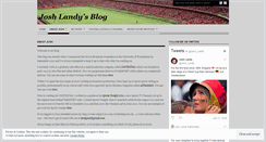 Desktop Screenshot of joshlandy.wordpress.com