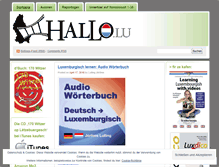 Tablet Screenshot of hallolux.wordpress.com