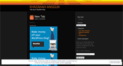 Desktop Screenshot of khazanahanggun.wordpress.com