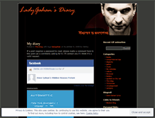 Tablet Screenshot of ladygahan.wordpress.com