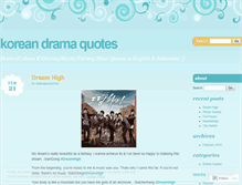 Tablet Screenshot of kdramaquotes.wordpress.com