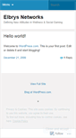 Mobile Screenshot of elbrys.wordpress.com