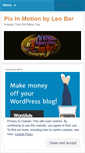 Mobile Screenshot of pixinmotion.wordpress.com
