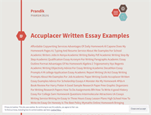 Tablet Screenshot of prandik.wordpress.com