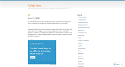 Desktop Screenshot of apaloseco.wordpress.com