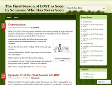 Tablet Screenshot of neverseenlost.wordpress.com