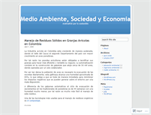 Tablet Screenshot of ambiente1a.wordpress.com