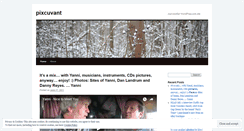 Desktop Screenshot of pixcuvant.wordpress.com