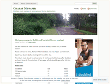 Tablet Screenshot of chalatmusafir.wordpress.com