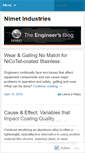 Mobile Screenshot of nimetindustries.wordpress.com