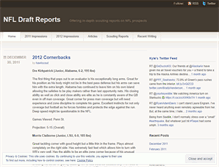 Tablet Screenshot of draftreports.wordpress.com