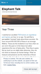 Mobile Screenshot of elephanttalk.wordpress.com
