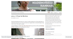 Desktop Screenshot of mademoisellehannah.wordpress.com