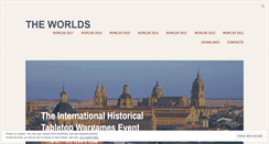 Desktop Screenshot of annualworlds.wordpress.com