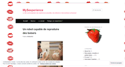 Desktop Screenshot of mysexperience.wordpress.com
