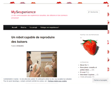 Tablet Screenshot of mysexperience.wordpress.com