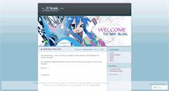 Desktop Screenshot of elthesimple.wordpress.com