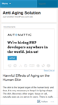Mobile Screenshot of antiagingx.wordpress.com