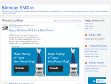 Tablet Screenshot of birthdaysmsin.wordpress.com