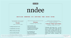 Desktop Screenshot of nndee.wordpress.com