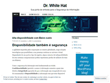 Tablet Screenshot of drwhitehat.wordpress.com