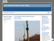 Tablet Screenshot of constructionfun.wordpress.com