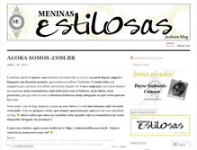 Tablet Screenshot of meninasestilosas.wordpress.com